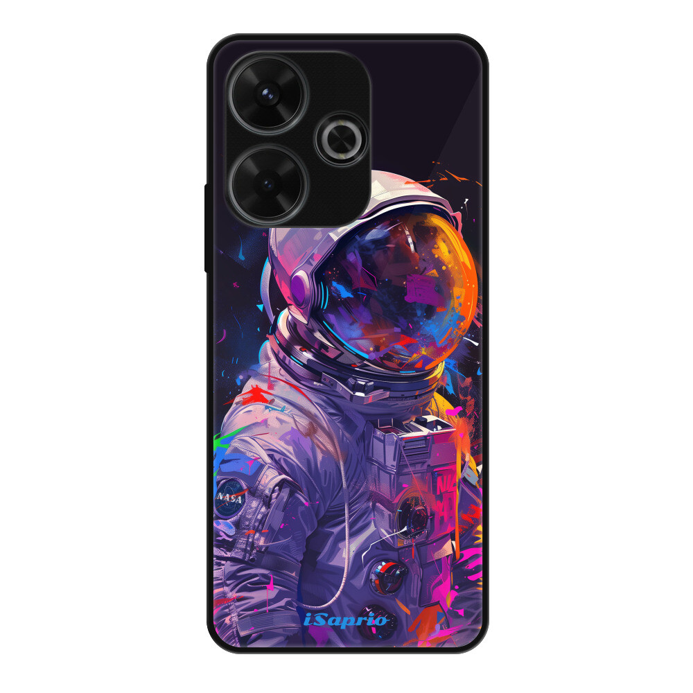 Lesklé puzdro Exclusive iSaprio - Neon Astronaut - Xiaomi Redmi 13