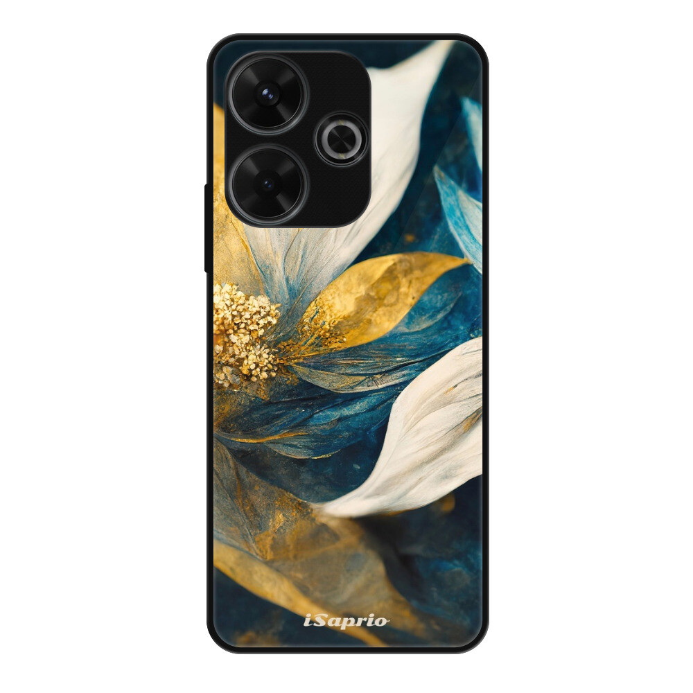 Lesklé puzdro Exclusive iSaprio - Gold Petals - Xiaomi Redmi 13