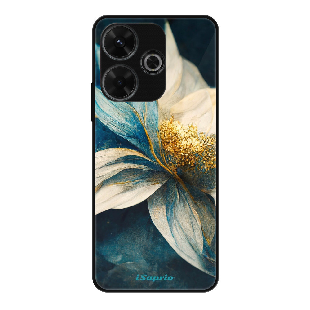 Lesklé puzdro Exclusive iSaprio - Blue Petals - Xiaomi Redmi 13