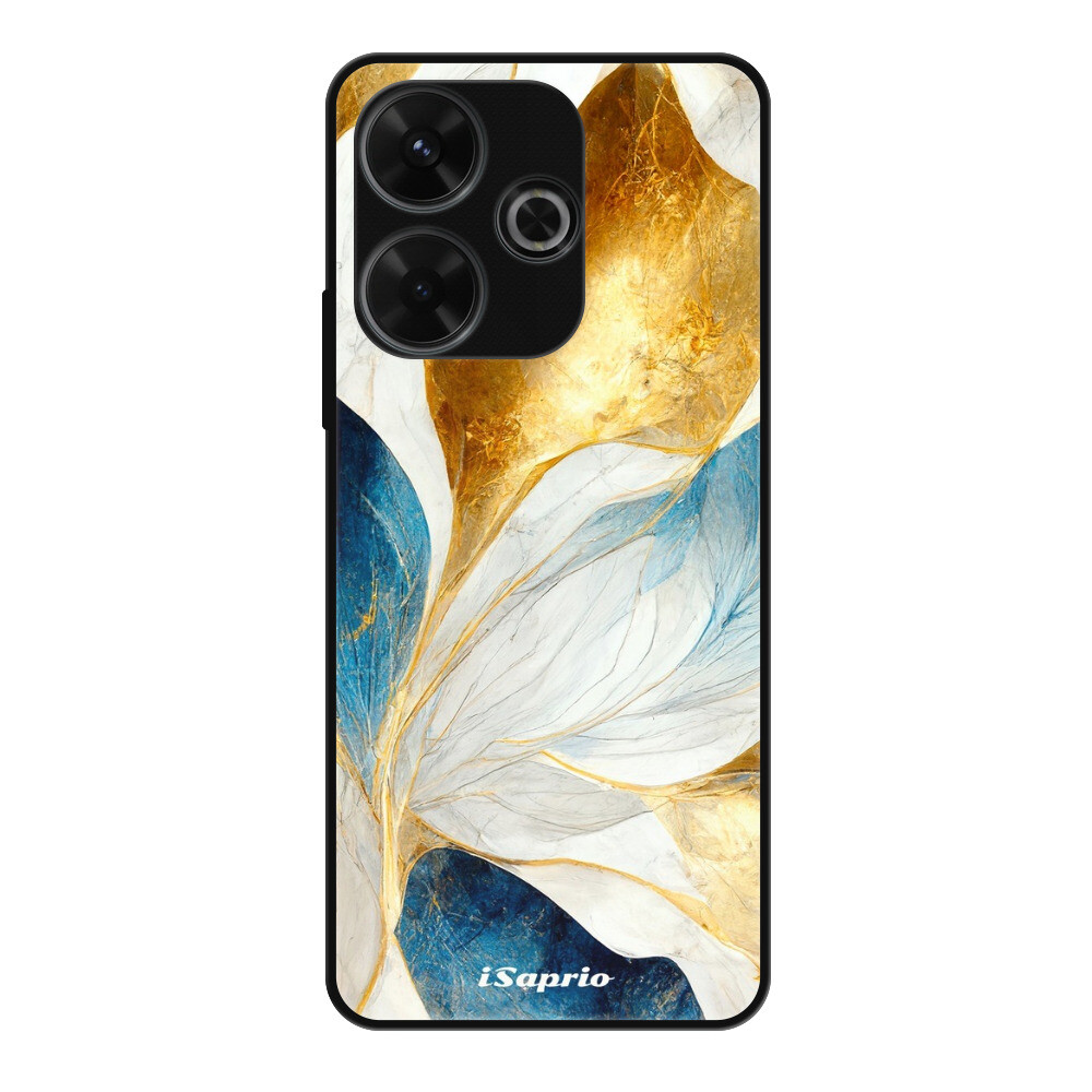 Lesklé puzdro Exclusive iSaprio - Blue Leaves - Xiaomi Redmi 13