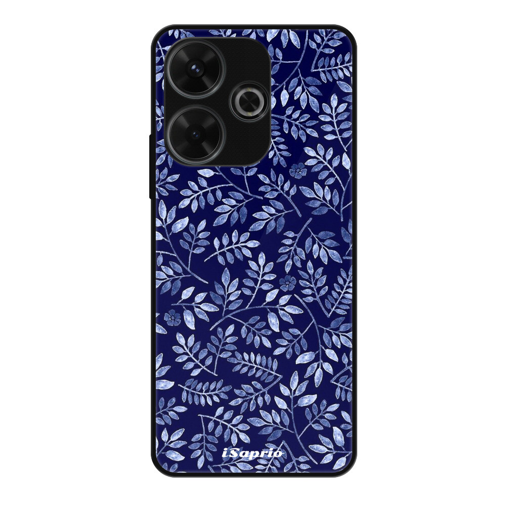 Lesklé puzdro Exclusive iSaprio - Blue Leaves 05 - Xiaomi Redmi 13