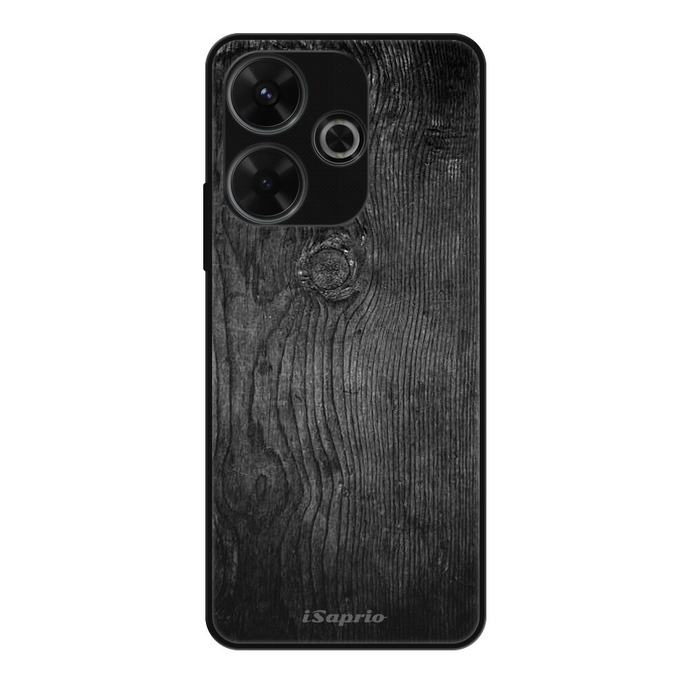 Lesklé puzdro Exclusive iSaprio - Black Wood 13 - Xiaomi Redmi 13