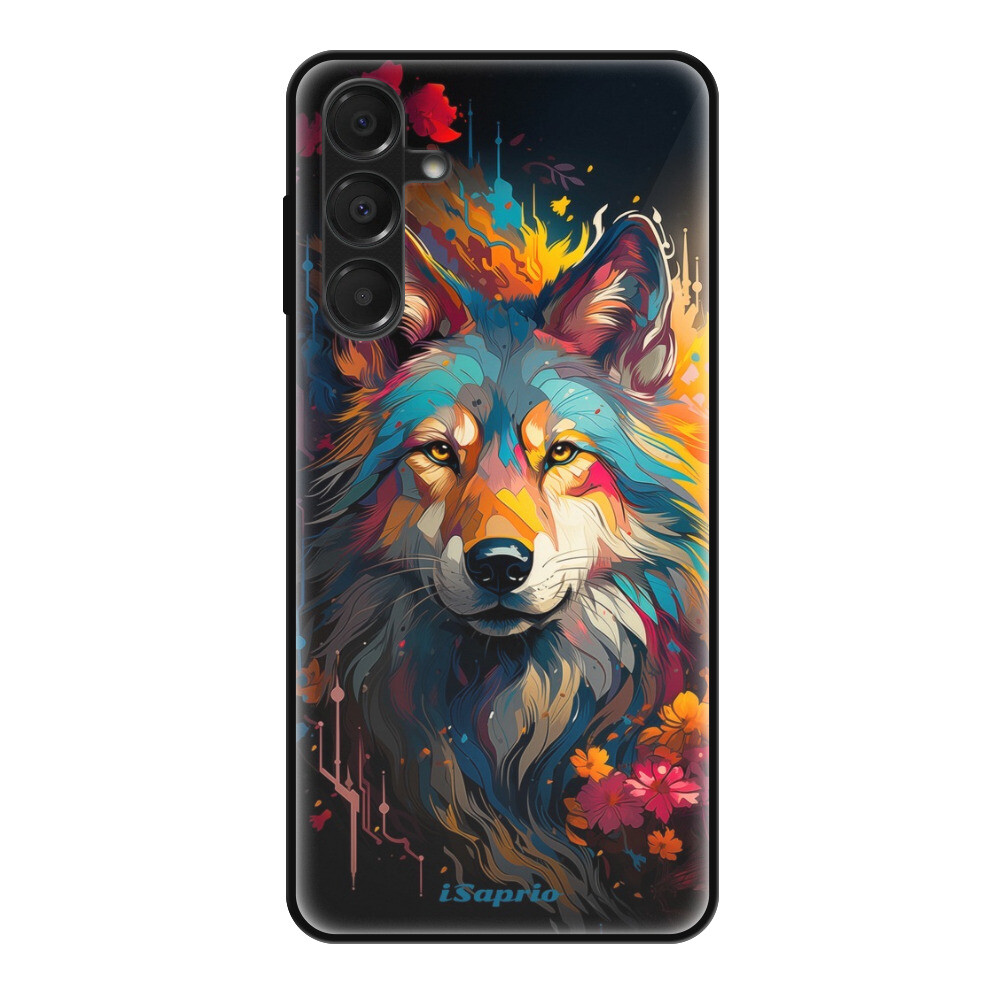 Lesklé puzdro Exclusive iSaprio - Mysterious Wolf - Samsung Galaxy A16 5G