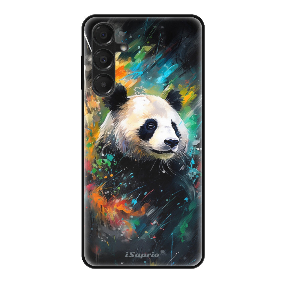 Lesklé puzdro Exclusive iSaprio - Abstract Panda - Samsung Galaxy A16 5G
