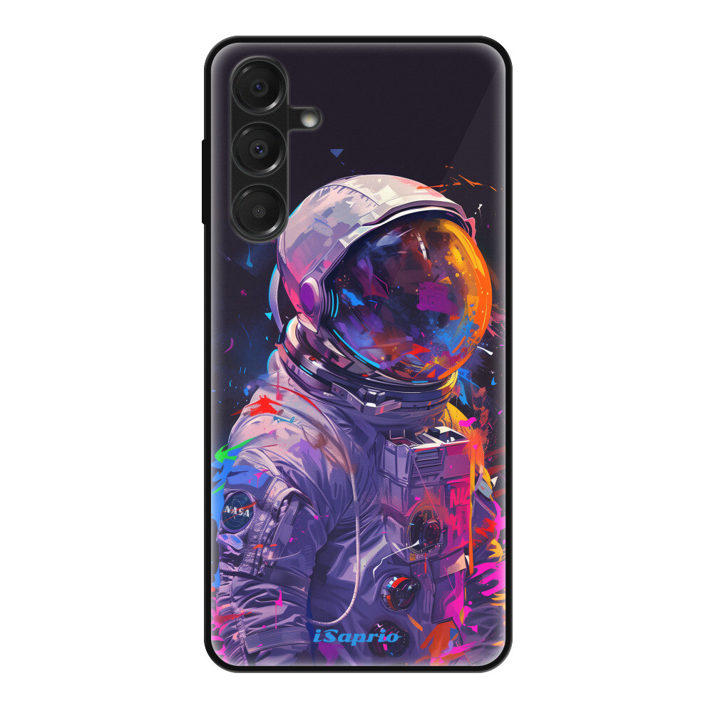 Lesklé puzdro Exclusive iSaprio - Neon Astronaut - Samsung Galaxy A16 5G