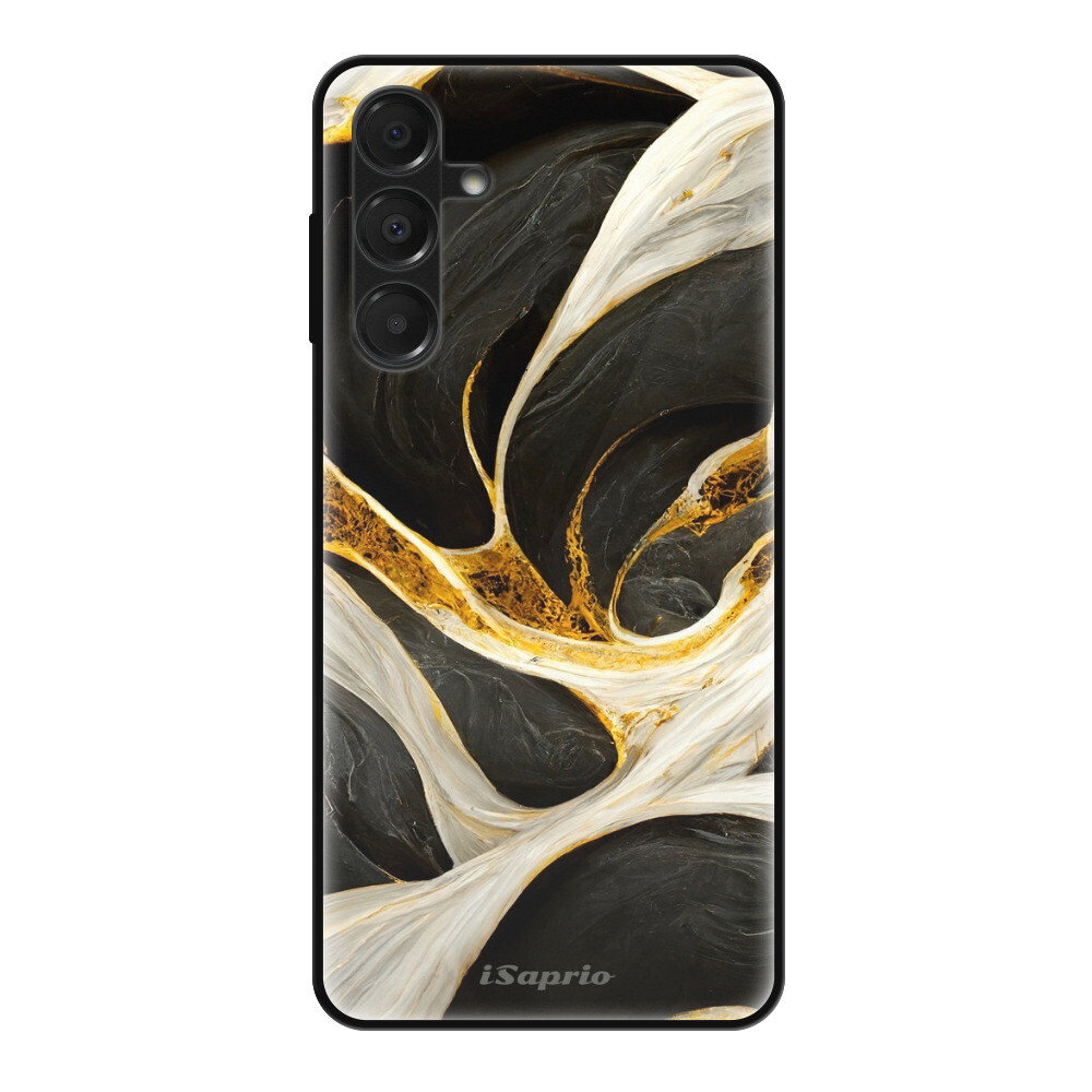 Lesklé puzdro Exclusive iSaprio - Black and Gold - Samsung Galaxy A16 5G