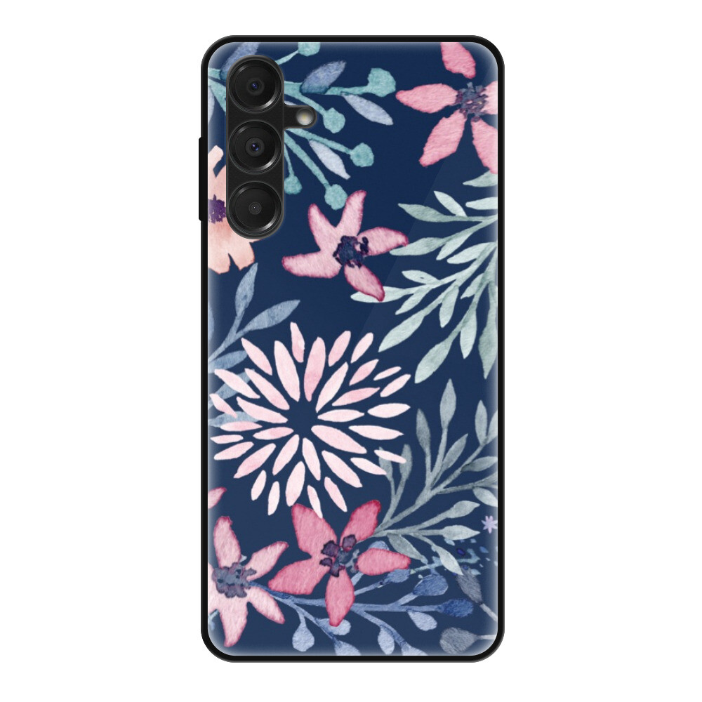 Lesklé puzdro Exclusive iSaprio - Leaves on Blue - Samsung Galaxy A16 5G