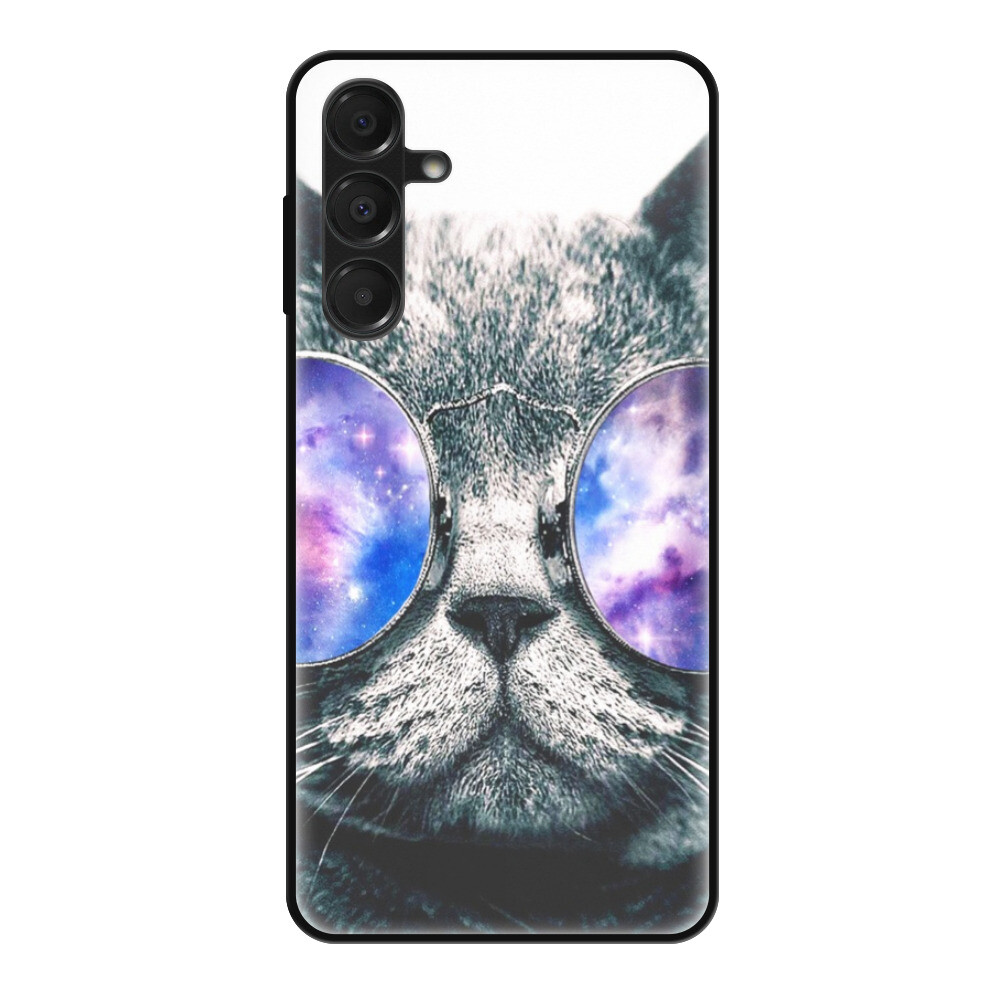 Lesklé puzdro Exclusive iSaprio - Galaxy Cat - Samsung Galaxy A16 5G
