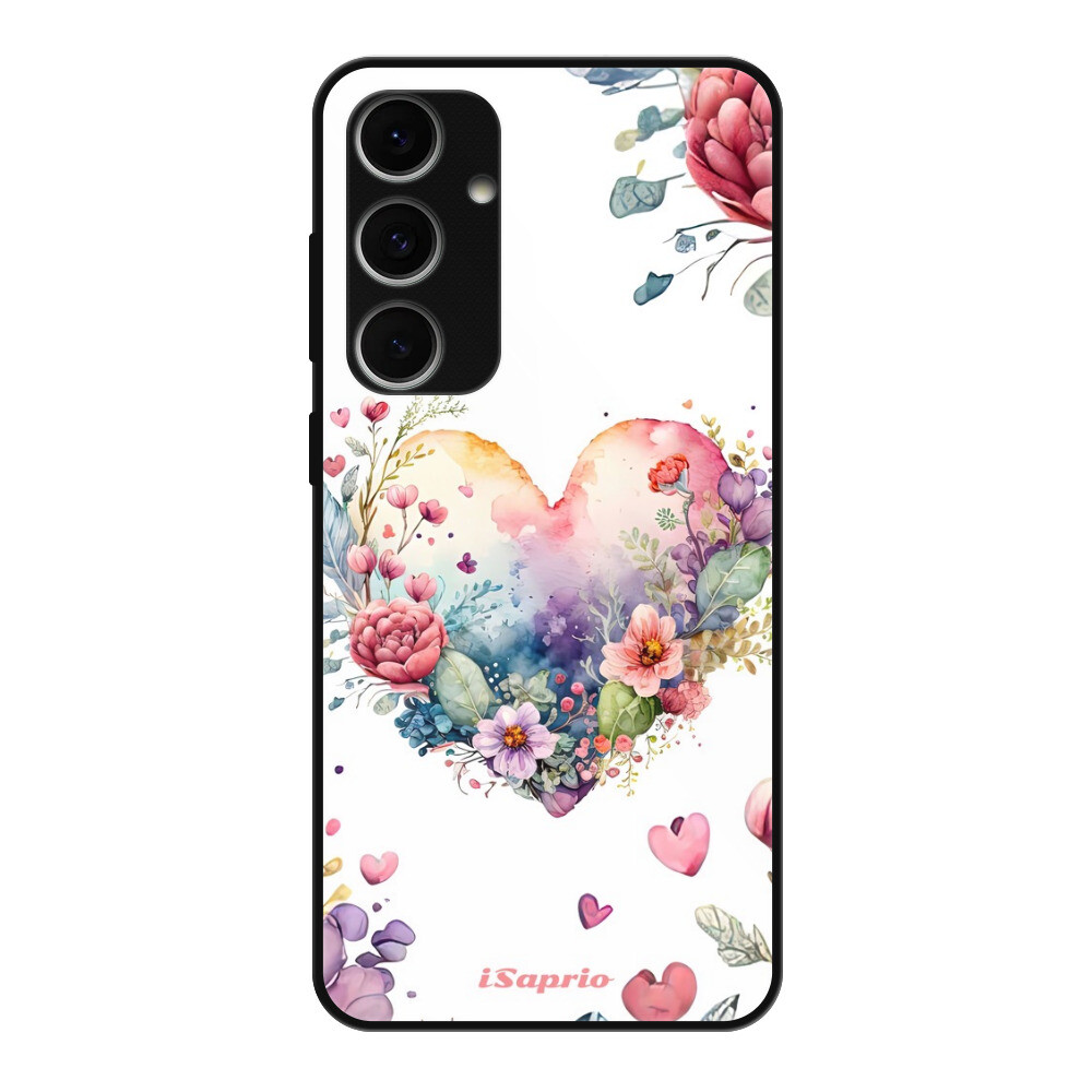 Lesklé puzdro Exclusive iSaprio - Floral Heart - Samsung Galaxy S24 FE