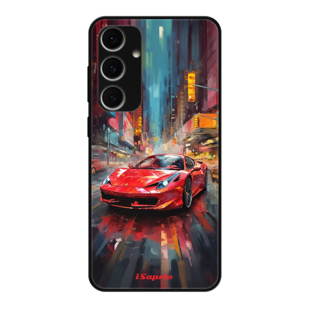 Lesklé puzdro Exclusive iSaprio - Ferrari - Samsung Galaxy S24 FE