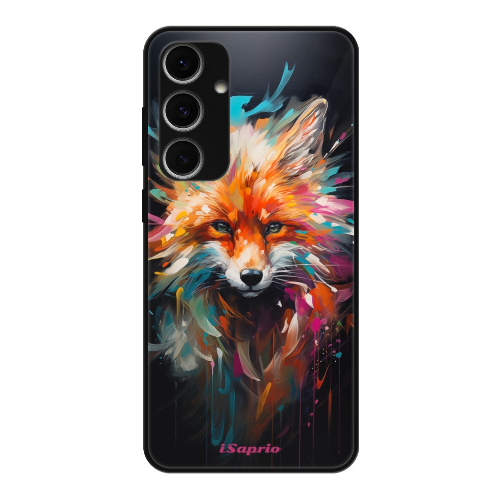 Lesklé puzdro Exclusive iSaprio - Neon Fox - Samsung Galaxy S24 FE