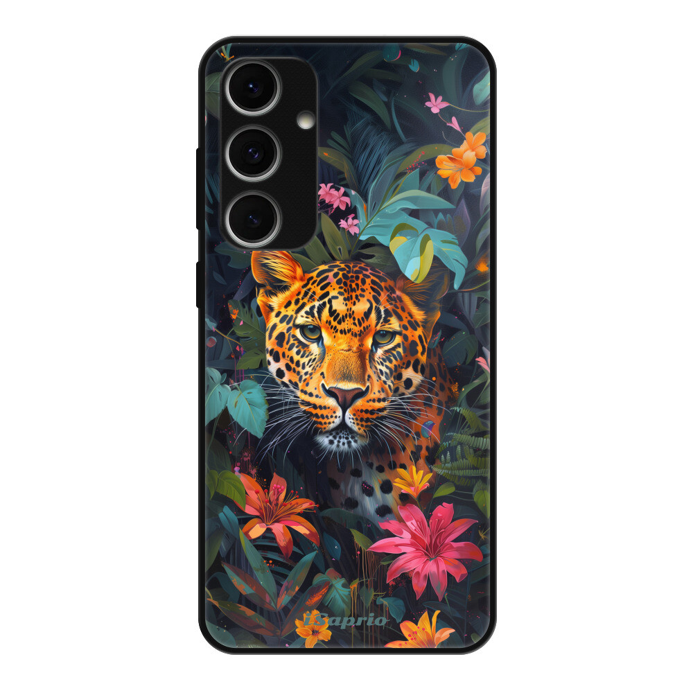 Lesklé puzdro Exclusive iSaprio - Flower Jaguar - Samsung Galaxy S24 FE