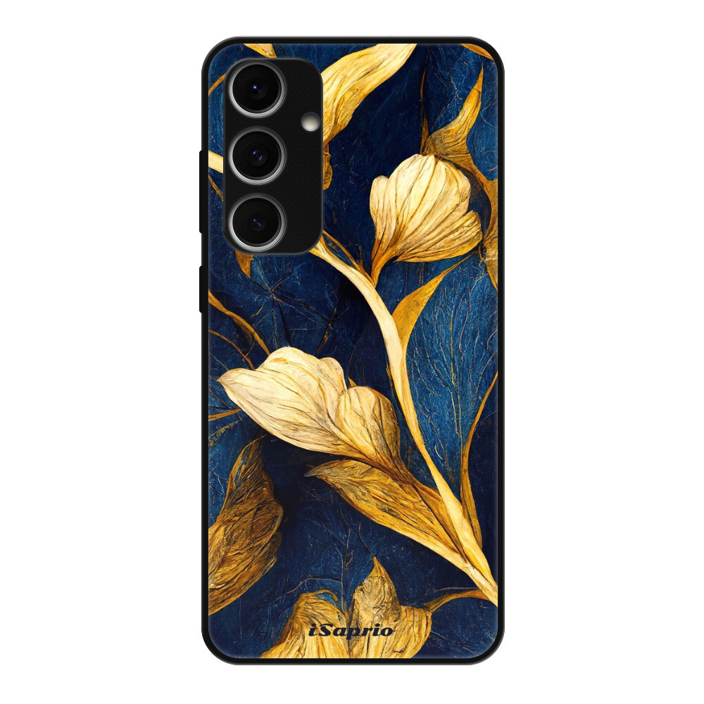 Lesklé puzdro Exclusive iSaprio - Gold Leaves - Samsung Galaxy S24 FE