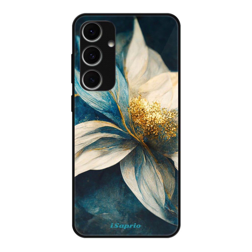 Lesklé puzdro Exclusive iSaprio - Blue Petals - Samsung Galaxy S24 FE