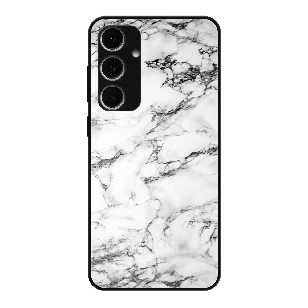 Lesklé puzdro Exclusive iSaprio - White Marble 01 - Samsung Galaxy S24 FE