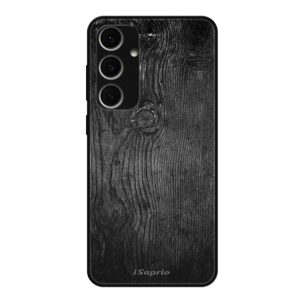 Lesklé puzdro Exclusive iSaprio - Black Wood 13 - Samsung Galaxy S24 FE