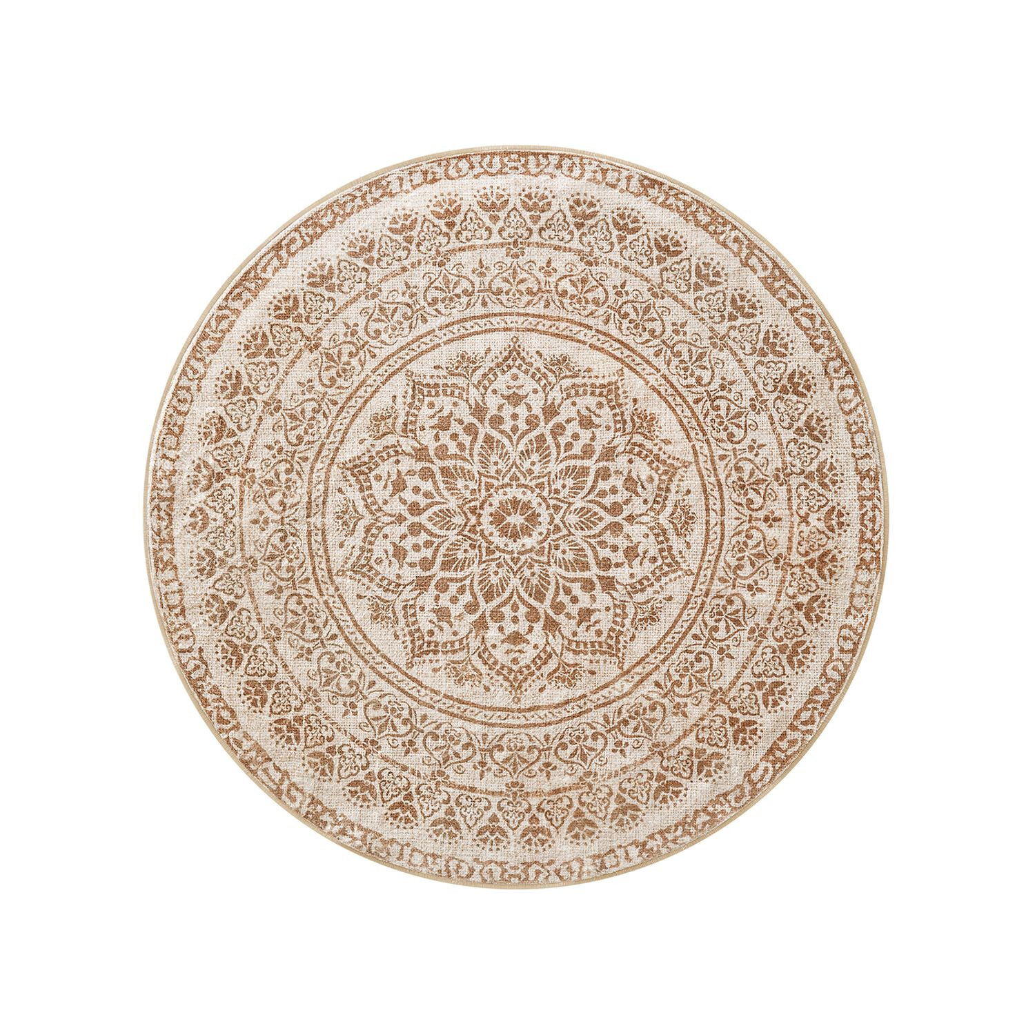 Kulatý koberec ORIENT 120 cm cappuccino