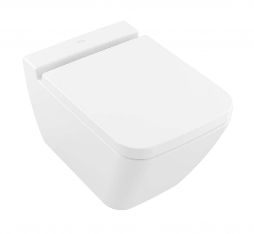VILLEROY & BOCH - Finion Závesné WC, DirectFlush, CeramicPlus, Stone White 4664R0RW