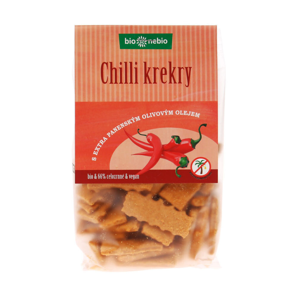Krekry chilli so slnečnicovým olejom 130 g BIO   BIO NEBIO
