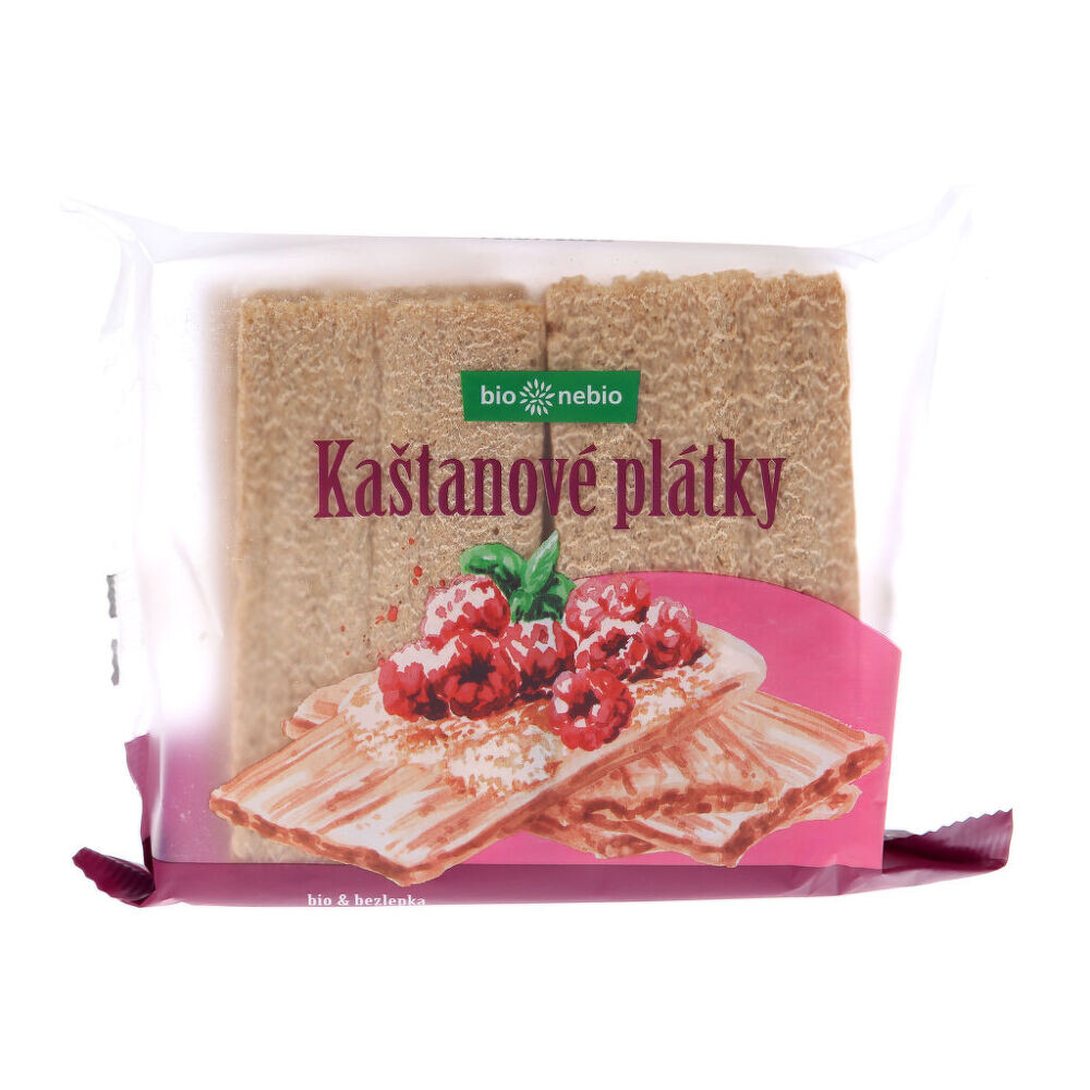 Plátky chrumkavé s gaštanmi 100 g BIO   BIO NEBIO