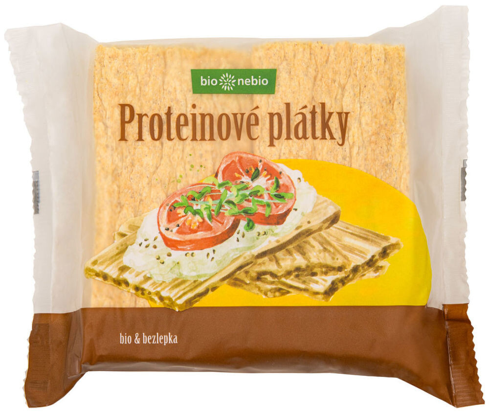 Plátky chrumkavé proteínové 100 g BIO   BIO NEBIO