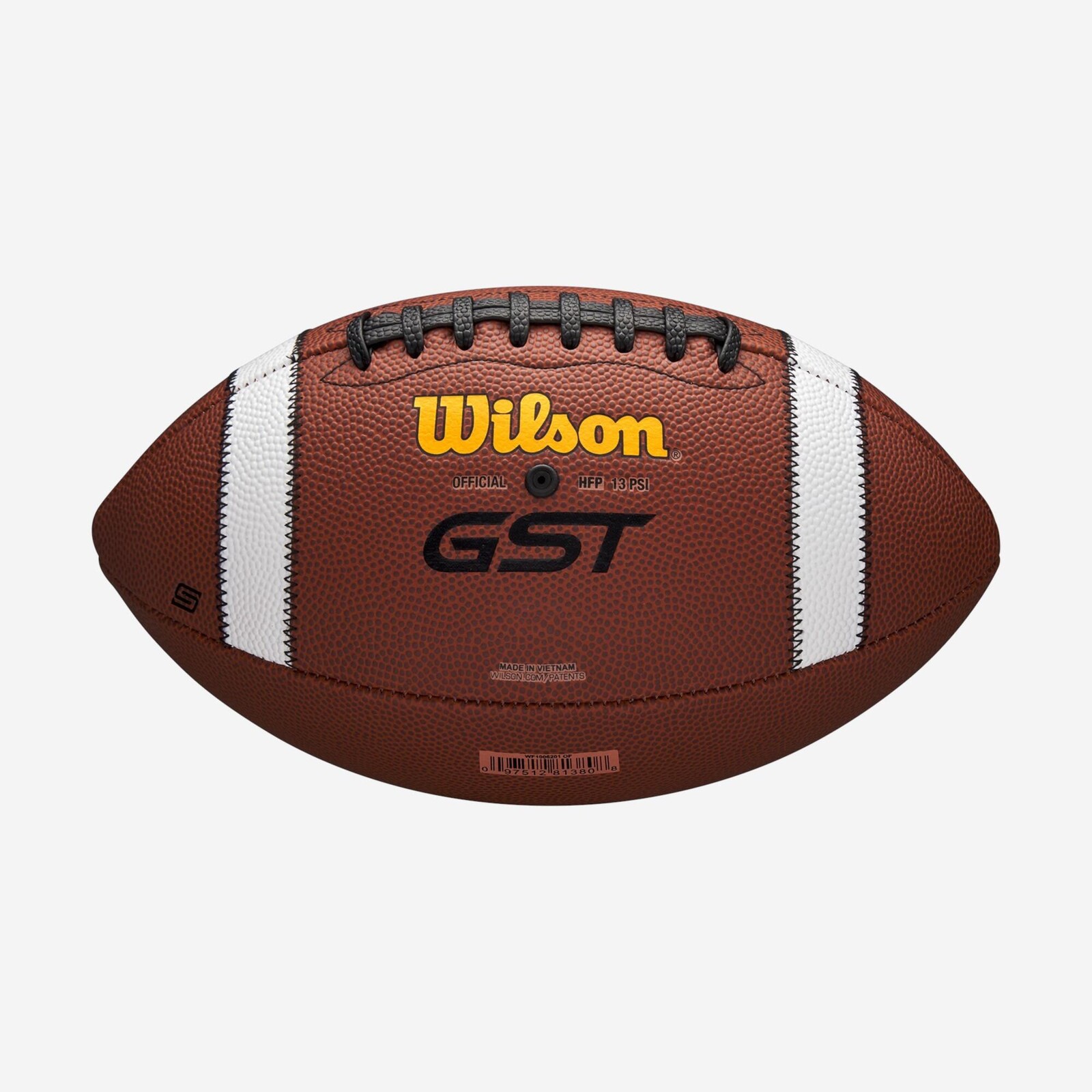 Lopta na americký futbal Wilson GST Composite hnedá
