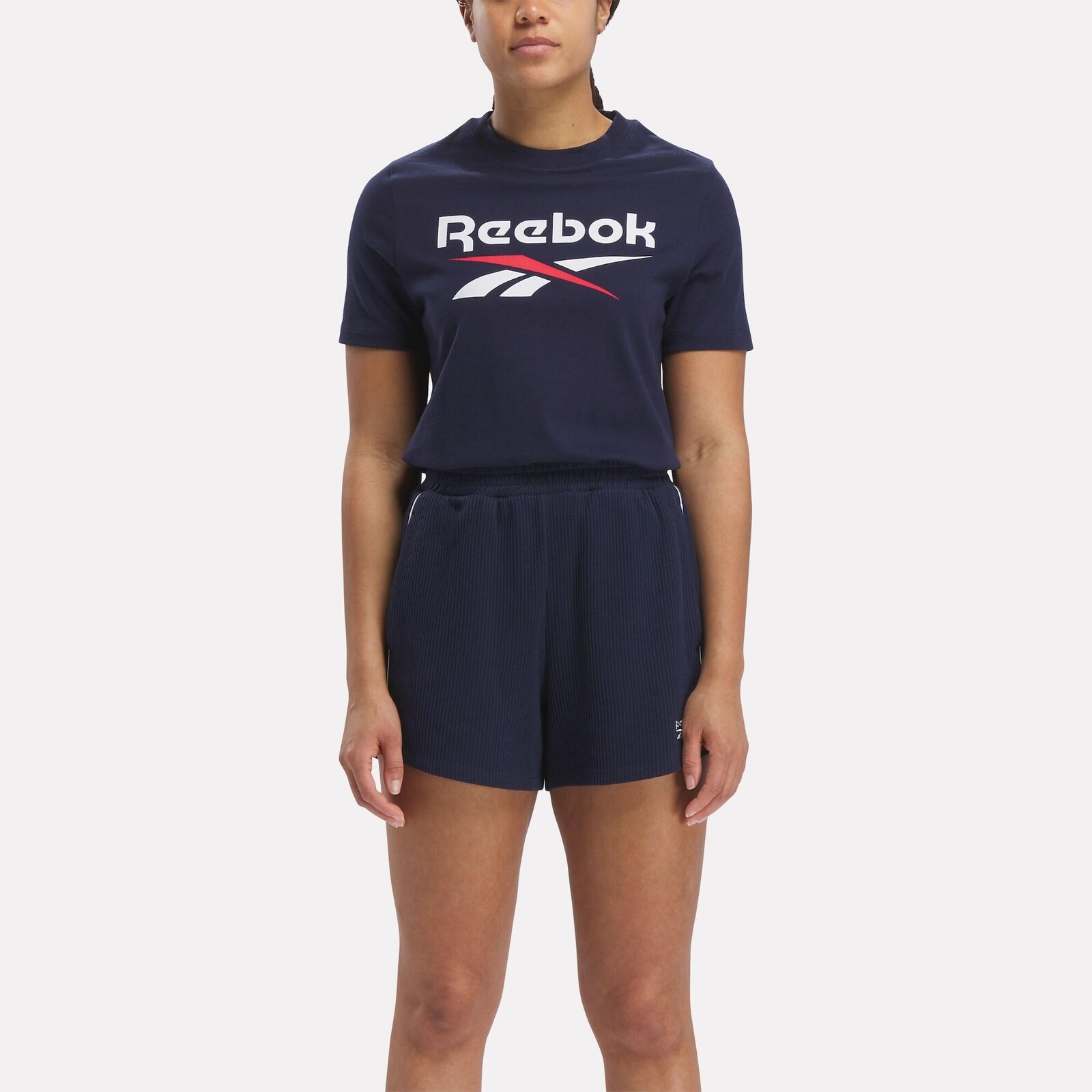 Reebok dámske fitness tričko modro-biele