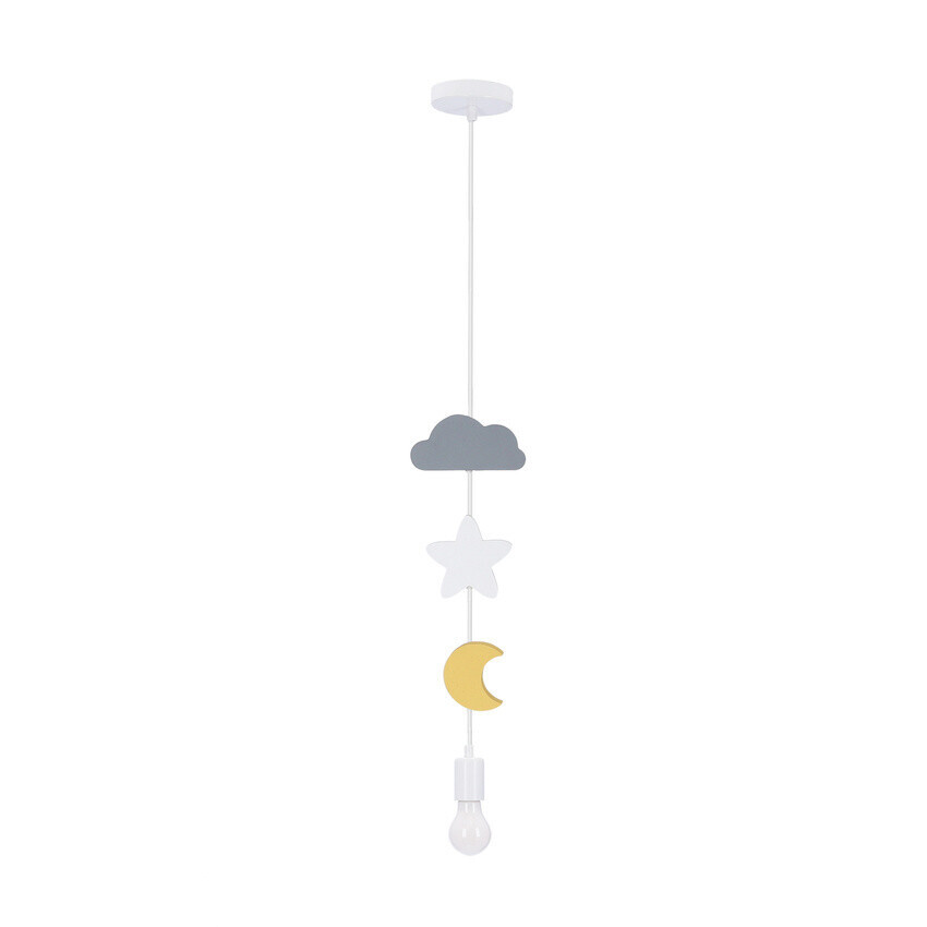 Závesná lampa Moon SC 1x20W E27 iq pre deti, mix farieb
