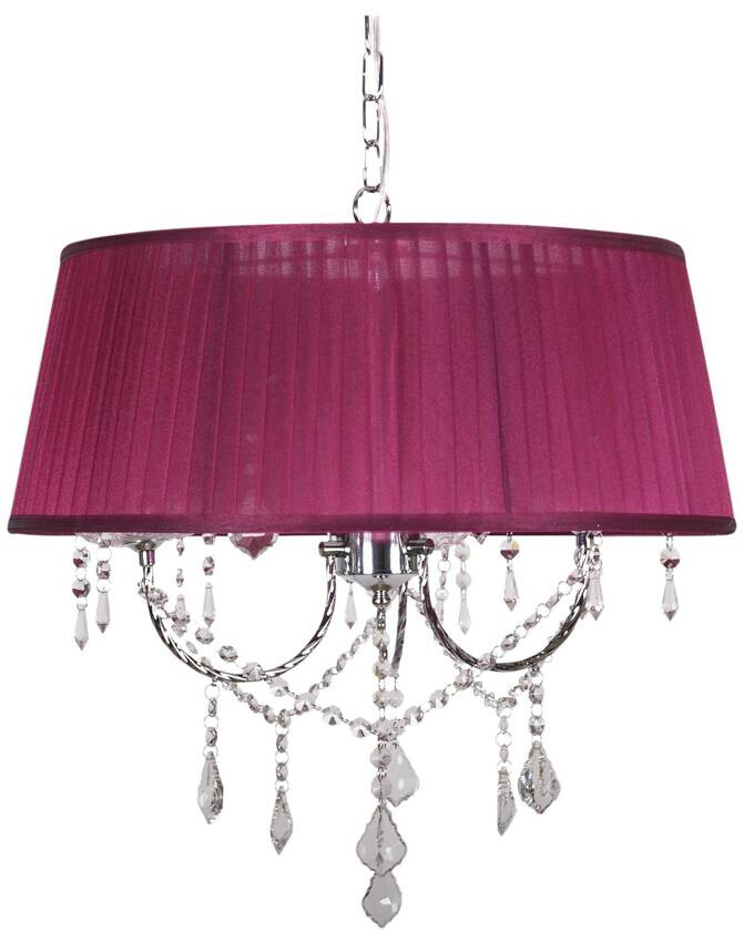 Stropná závesná lampa Amaranth 3 Malva