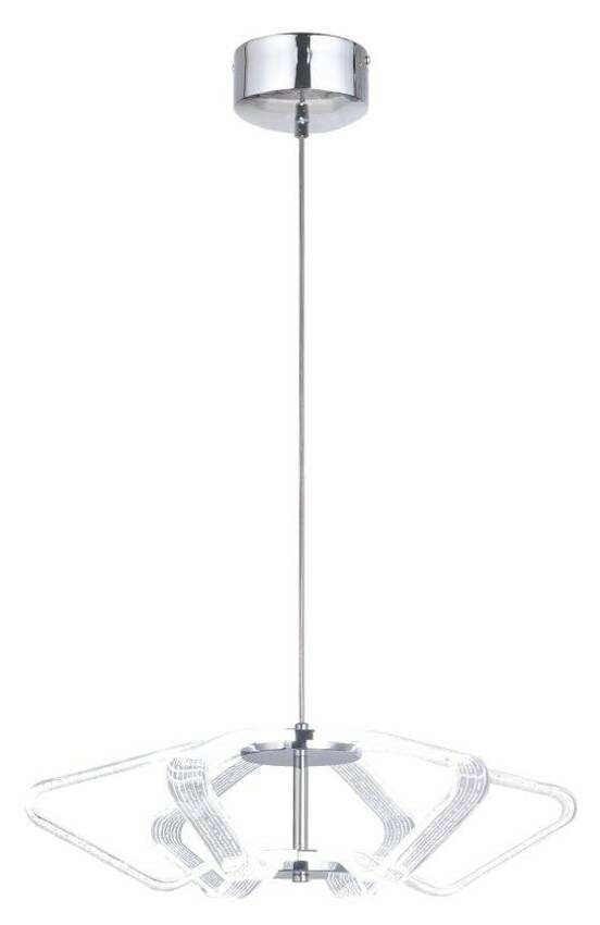 Závesná lampa chróm 45cm LED 10W Caruso
