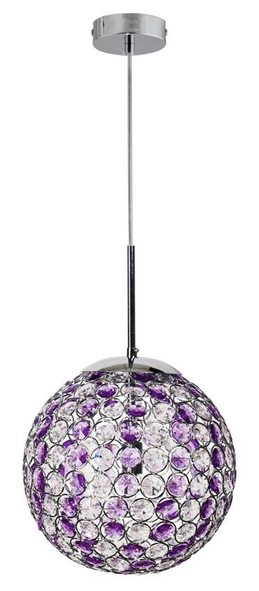 Stropné svietidlo Starlet 25 1X40W G9 fialová chrómová