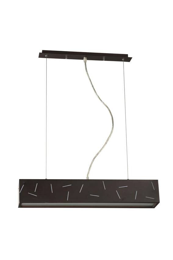 Stropné svietidlo do kancelárie Beam 14W T5 kovové wenge 600X100X1125MM