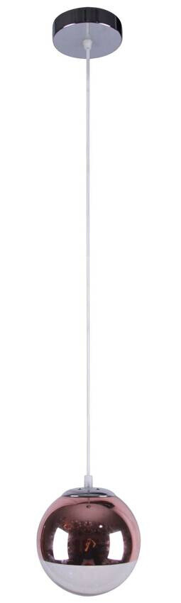 Stropná závesná lampa 1xE27 ružová/zlatá GAZE