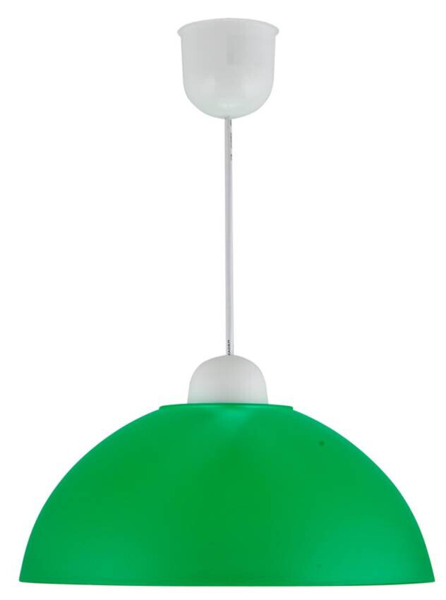 Stropná lampa závesná sľudový plast e27 zelená akcia
