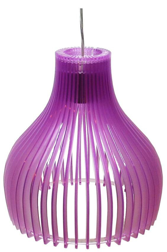 Závesná stropná lampa 1X60W E27 fialová BUREN