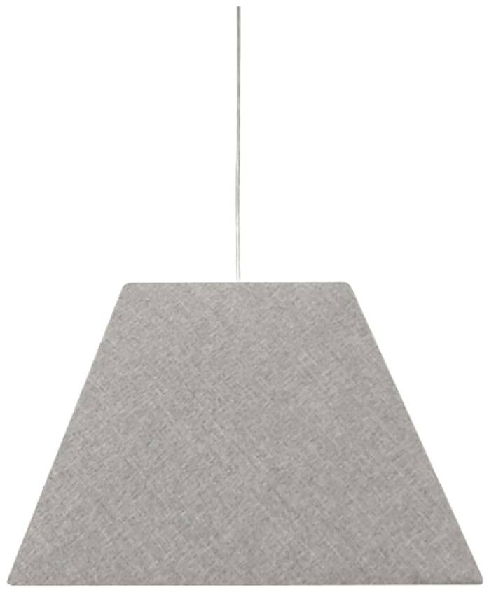 Štandardná sivá závesná stropná lampa E27