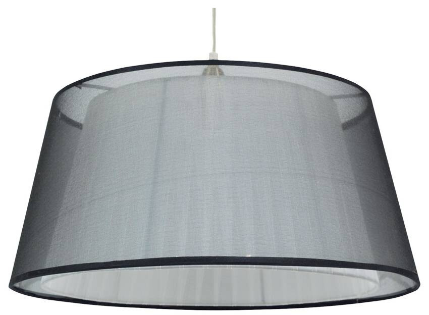 Závesná lampa 1xE27 45cm čierna CHARLIE
