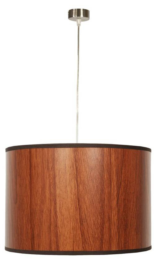 Stropná lampa závesná drevená e27 dub 30x20