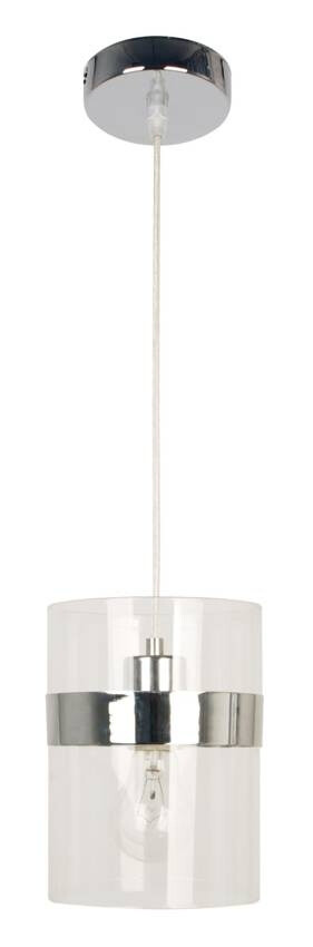 Závesná lampa 1xE27 chróm BRANDO
