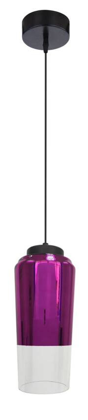 Závesná stropná lampa 1X60W E27 fialová TUBE