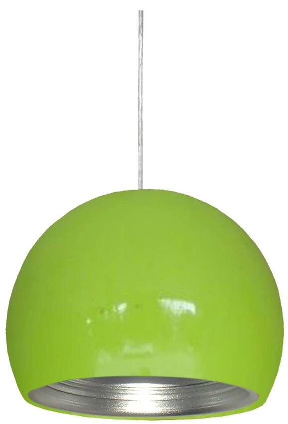 Stropná závesná lampa 1X60W E27 zelená/strieborná PICTOR