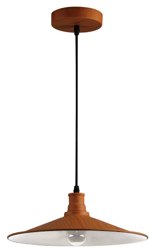 stropná lampa závesná stodola doska E27 hnedá