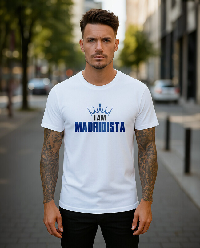 Madrid 2 pánske tričko biele - 5XS (116)