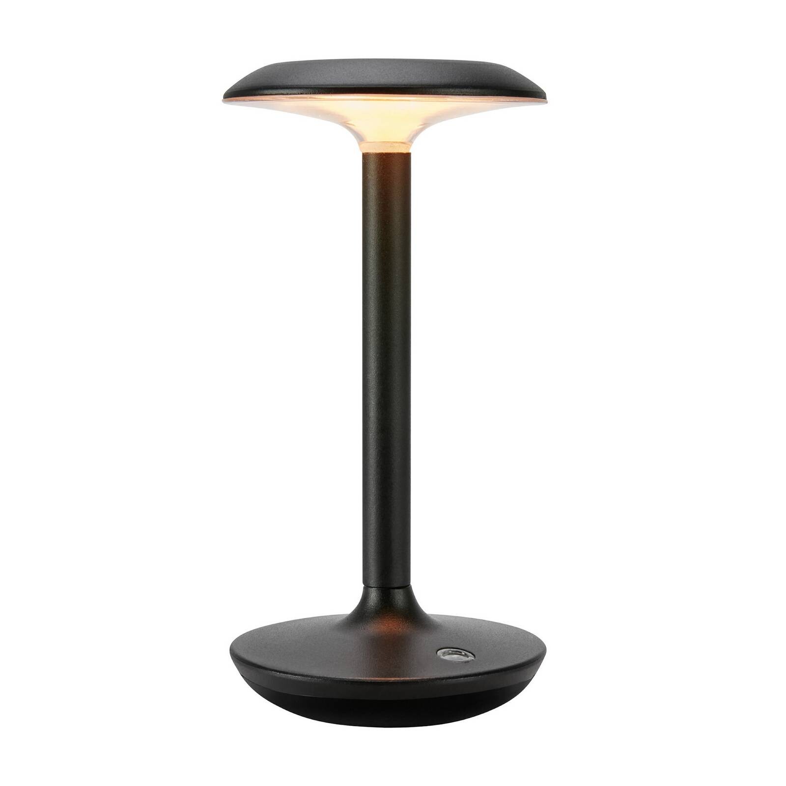 Stolová LED lampa Petit, čierna, hliník, IP44