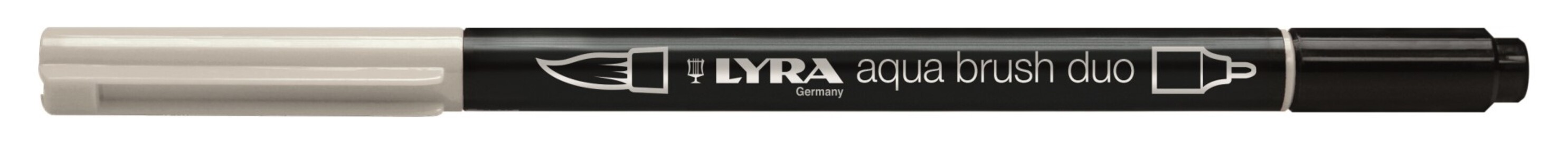 LYRA DUO AQUA BRUSH - Farebný popisovač s dvomi hrotmi 6520068 - chrome green
