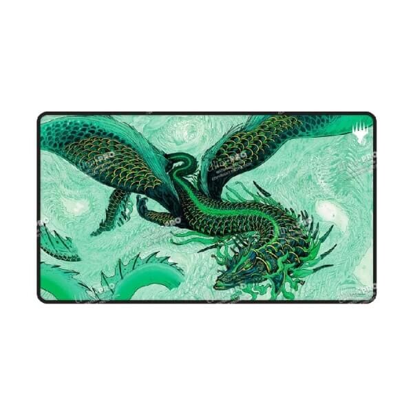 UltraPro Hracia podložka MTG - Tarkir Dragonstorm Teval, Arbiter of Virtue (obšitá)