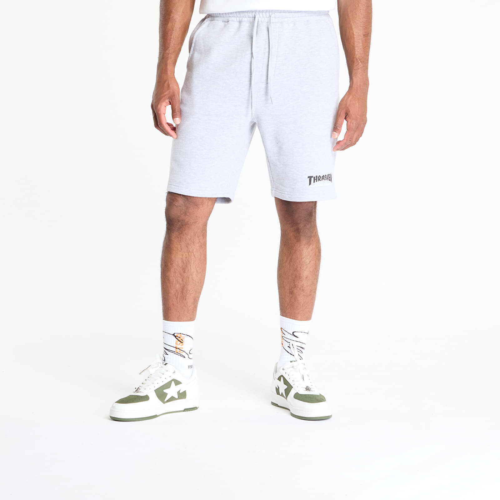 Šortky Thrasher Mag Logo P.E. Shorts Grey S