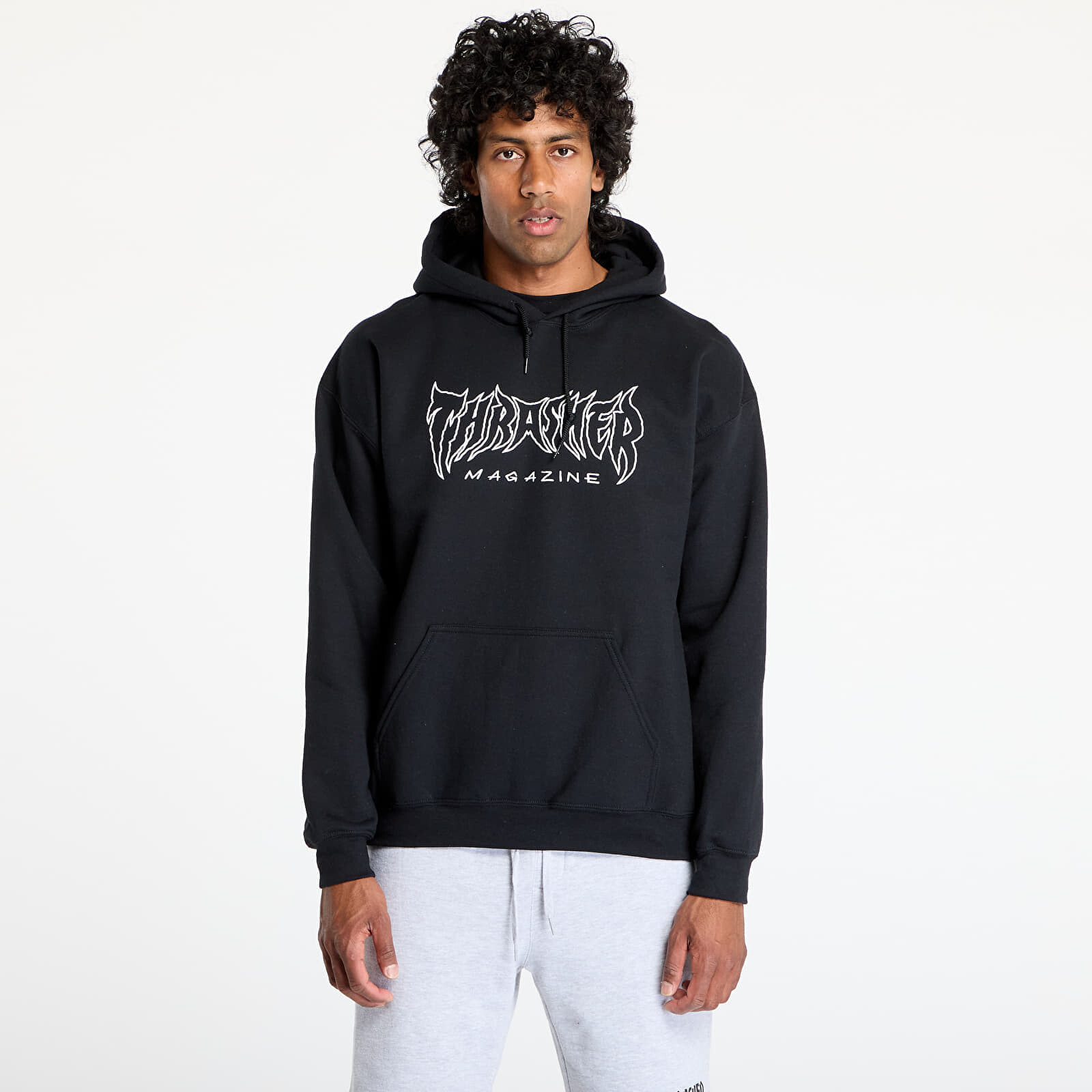 Mikina Thrasher Metal Hoodie Black XL