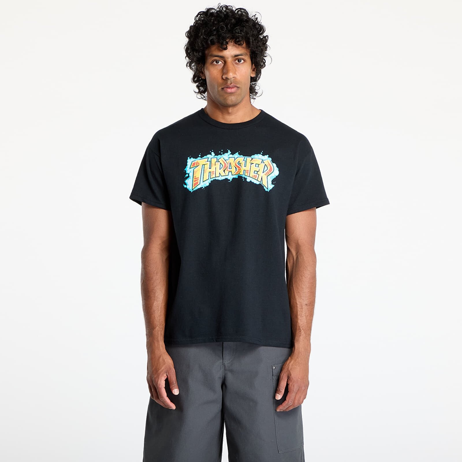 Tričko Thrasher Graff T-Shirt Black L