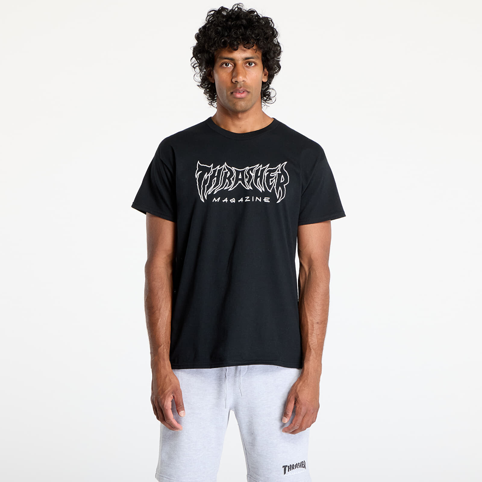 Tričko Thrasher Metal T-Shirt Black S